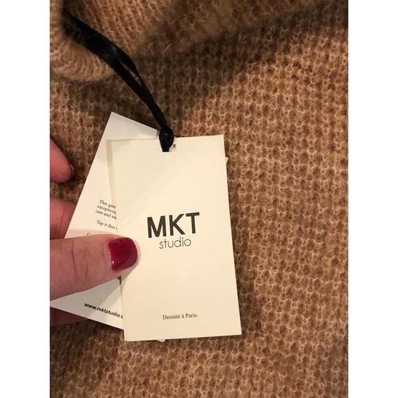 Mohair wool Blend Klimia Sweater Large from MKT Tan Oversized Fall - Picture 8 of 8